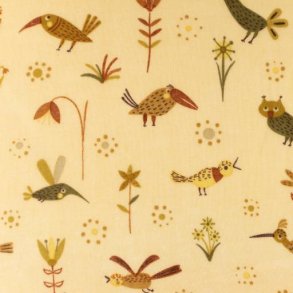 Double Gauze Forest Animal, Light yellow